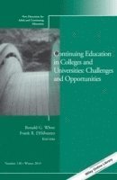 bokomslag Continuing Education in Colleges and Universities: Challenges and Opportunities