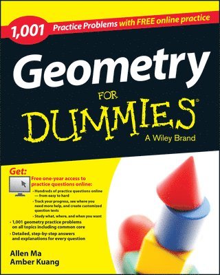 bokomslag Geometry: 1,001 Practice Problems For Dummies (+ Free Online Practice)