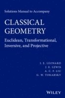 bokomslag Solutions Manual to Accompany Classical Geometry