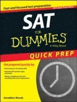bokomslag SAT For Dummies 2015 Quick Prep