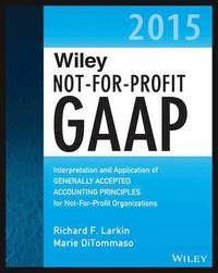 bokomslag Wiley Not-for-Profit GAAP 2015