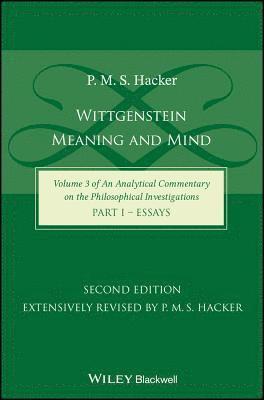 P. M. S. Hacker, P. M. S. (University of Oxford) Hacker, P M S Hacker - Wittgenstein, Inbunden