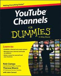 bokomslag YouTube Channels For Dummies