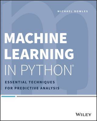 bokomslag Machine Learning in Python