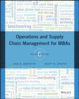 bokomslag Operations and Supply Chain Management for MBAs