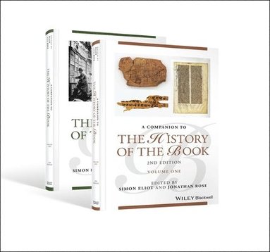 Simon Eliot, Jonathan Rose - Companion to the History of the Book, 2 Volume Set, Inbunden