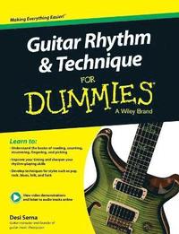 bokomslag Guitar Rhythm and Techniques For Dummies, Book + Online Video and Audio Instruction