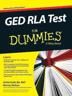 bokomslag GED RLA For Dummies