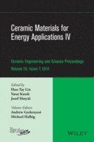 Hua-Tay Lin, Yutai Katoh, Josef Matyas - Ceramic Materials for Energy Applications IV, Inbunden