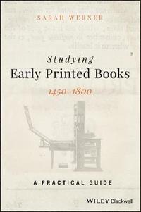 bokomslag Studying Early Printed Books, 1450-1800