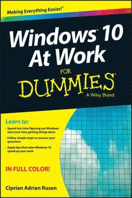 bokomslag Windows 10 At Work For Dummies