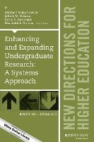 bokomslag Enhancing and Expanding Undergraduate Research: A Systems Approach