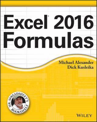 bokomslag Excel 2016 Formulas
