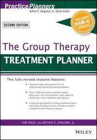 bokomslag Group Therapy Treatment Planner, with DSM-5 Updates
