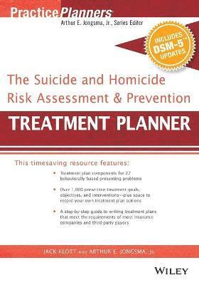 bokomslag The Suicide and Homicide Risk Assessment and Prevention Treatment Planner, with DSM-5 Updates