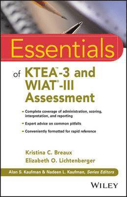bokomslag Essentials of KTEA-3 and WIAT-III Assessment