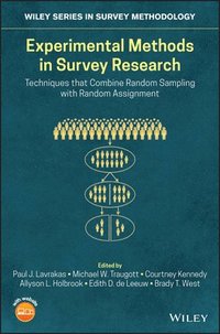 bokomslag Experimental Methods in Survey Research