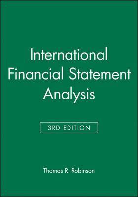 bokomslag International Financial Statement Analysis