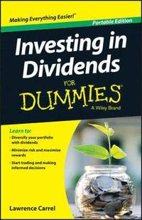 bokomslag Investing In Dividends For Dummies