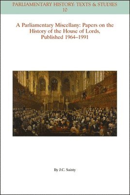bokomslag Parliamentary Miscellany