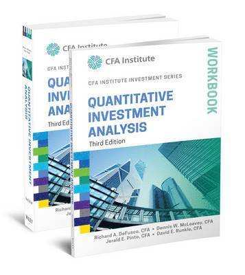 Quantitative Investment Analysis, 3e Book and Workbook Set 1