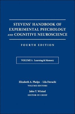 bokomslag Stevens' Handbook of Experimental Psychology and Cognitive Neuroscience, Learning and Memory