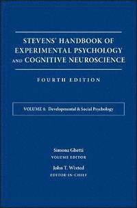 bokomslag Stevens' Handbook of Experimental Psychology and Cognitive Neuroscience, Developmental and Social Psychology