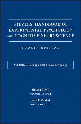 bokomslag Stevens' Handbook of Experimental Psychology and Cognitive Neuroscience, Developmental and Social Psychology