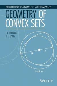 bokomslag Solutions Manual to Accompany Geometry of Convex Sets
