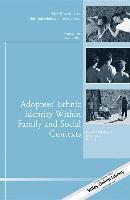 bokomslag Adoptees' Ethnic Identity Within Family and Social Contexts