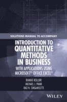 bokomslag Solutions Manual to Accompany Introduction to Quantitative Methods in Business: with Applications Using Microsoft Office Excel
