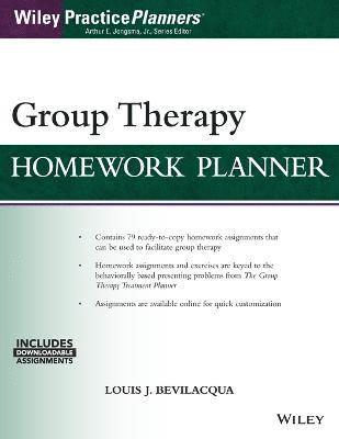 Group Therapy Homework Planner 1