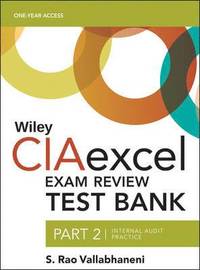 bokomslag Wiley CIAexcel Exam Review 2018 Test Bank