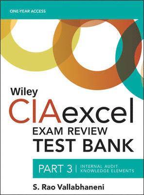 bokomslag Wiley CIAexcel Exam Review 2018 Test Bank