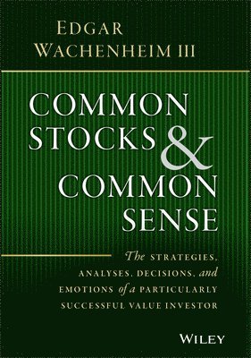 bokomslag Common Stocks and Common Sense