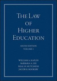 bokomslag Law Of Higher Education Volume 1 A Compr