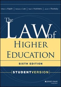 bokomslag The Law of Higher Education, Student Version