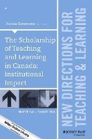 bokomslag The Scholarship of Teaching and Learning in Canada: Institutional Impact