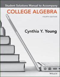 bokomslag College Algebra, Student Solutions Manual