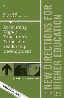 Reclaiming Higher Education's Purpose in Leadership Development 1