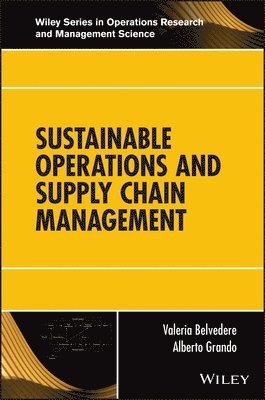 bokomslag Sustainable Operations and Supply Chain Management