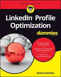 bokomslag LinkedIn Profile Optimization For Dummies