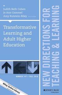 bokomslag Transformative Learning and Adult Higher Education