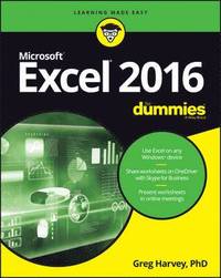 bokomslag Excel 2016 For Dummies