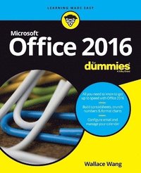 bokomslag Office 2016 For Dummies