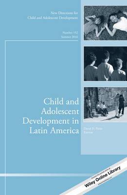 Child and Adolescent Development in Latin America 1