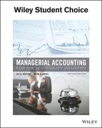 bokomslag Managerial Accounting for the Hospitality Industry