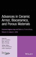 bokomslag Advances in Ceramic Armor, Bioceramics, and Porous Materials, Volume 37, Issue 4