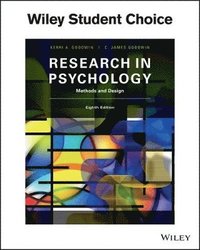 bokomslag Research in Psychology