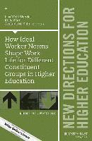 How Ideal Worker Norms Shape Work-Life for Different Constituent Groups in Higher Education 1